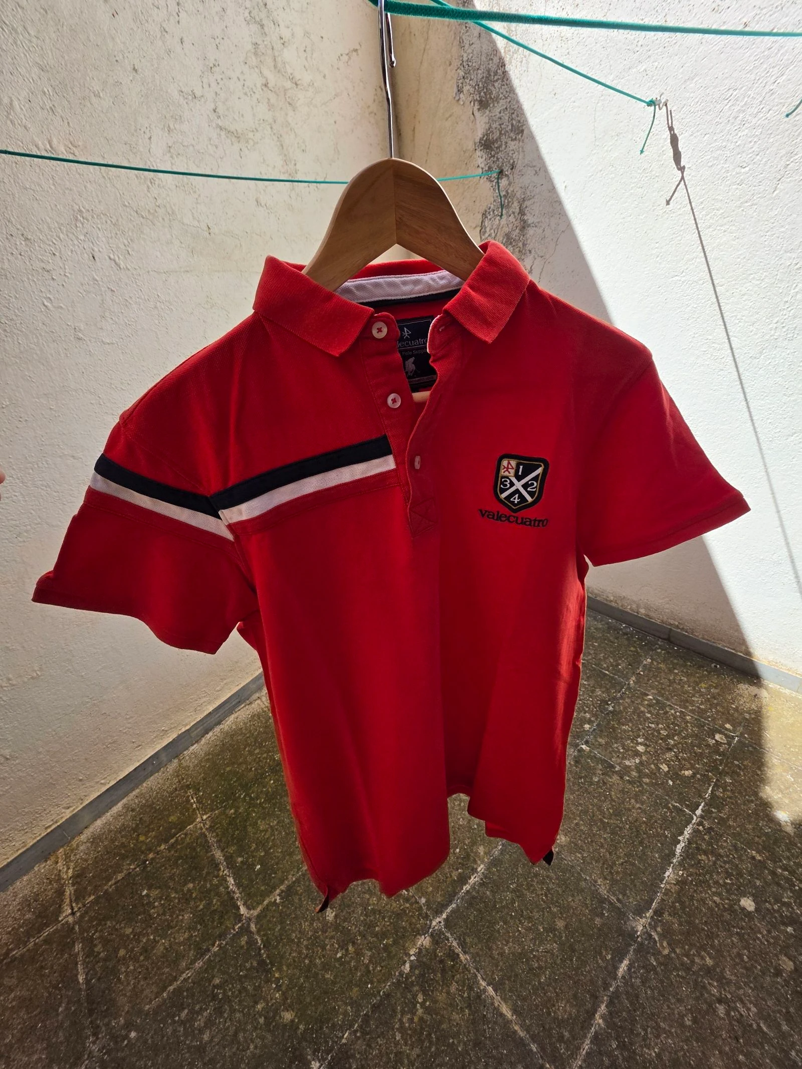 Polo Valecuatro chico naranja talla M